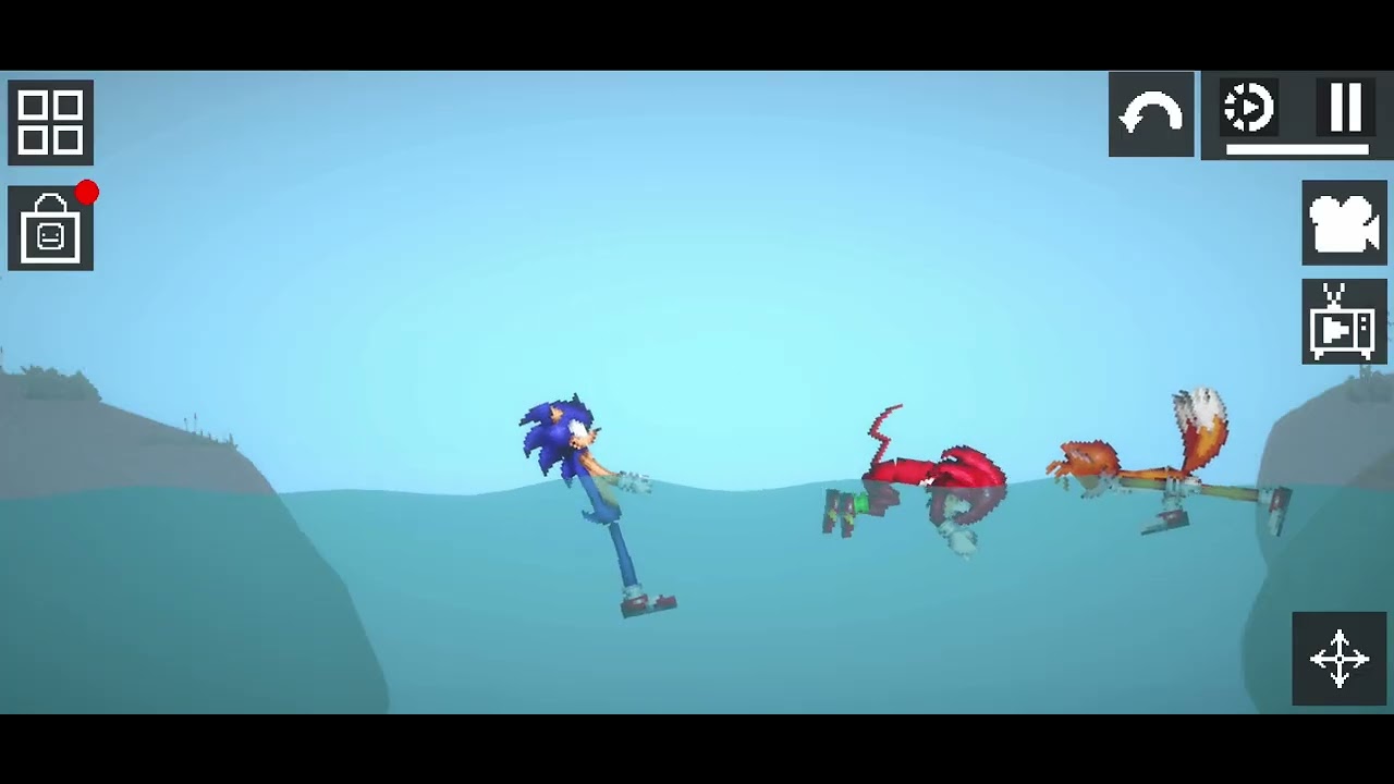 Tails almost drowns! Watch to the end to see how Sonic saves him!