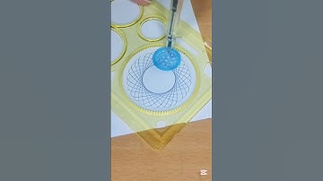 How many rotations did the pen make in total? #shorts #spirograph #satisfying #asmr #relaxing #art