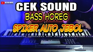 Cek sound || Gendang Bass Drum Spiker Auto jebol ( Bass Horeg )