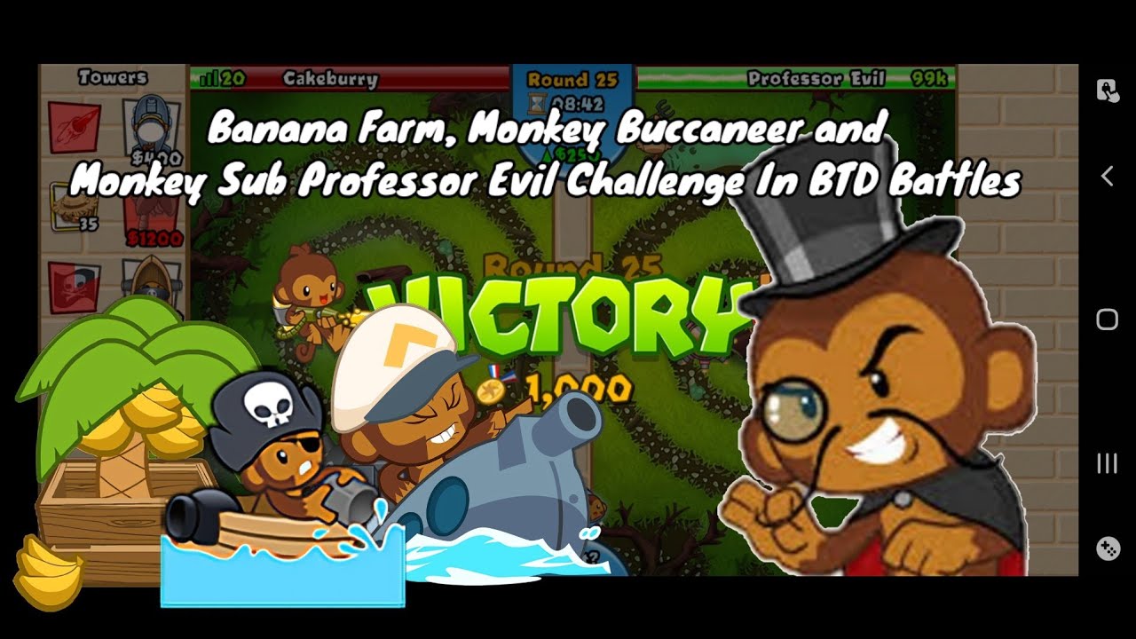 How to Beat The NEW Professor Evil Challenge in BTD Battles - YouTube