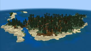 Minecraft Bedrock/Java: Mega Taiga Island Seed