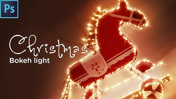 How to use - Animated Christmas Bokeh Light Photoshop Action