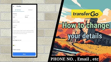 Transfergo How To change name phone no. email || Alternative present