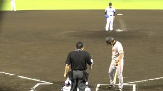 2012/9/24　藤井秀悟 （横浜DeNA） vs  小笠原道大 （巨人）