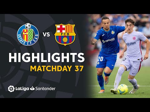 Getafe Barcelona Goals And Highlights
