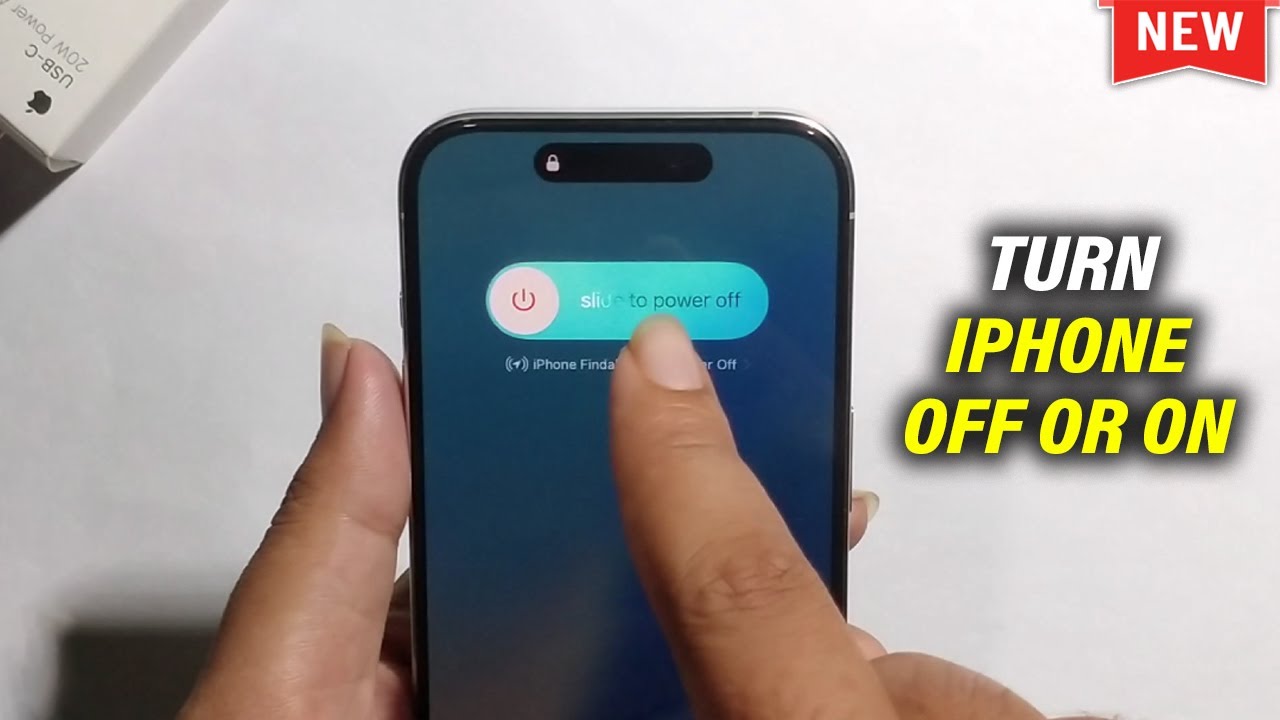 How to turn iPhone off or on | Tutorial River - YouTube
