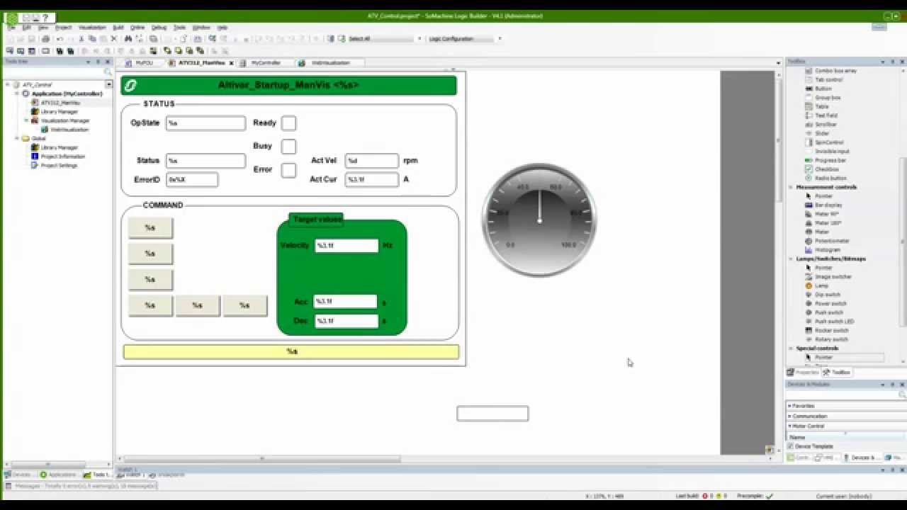 SoMachine V4.1 ATV Device Template & Webvisualization ... wiring diagram plc 