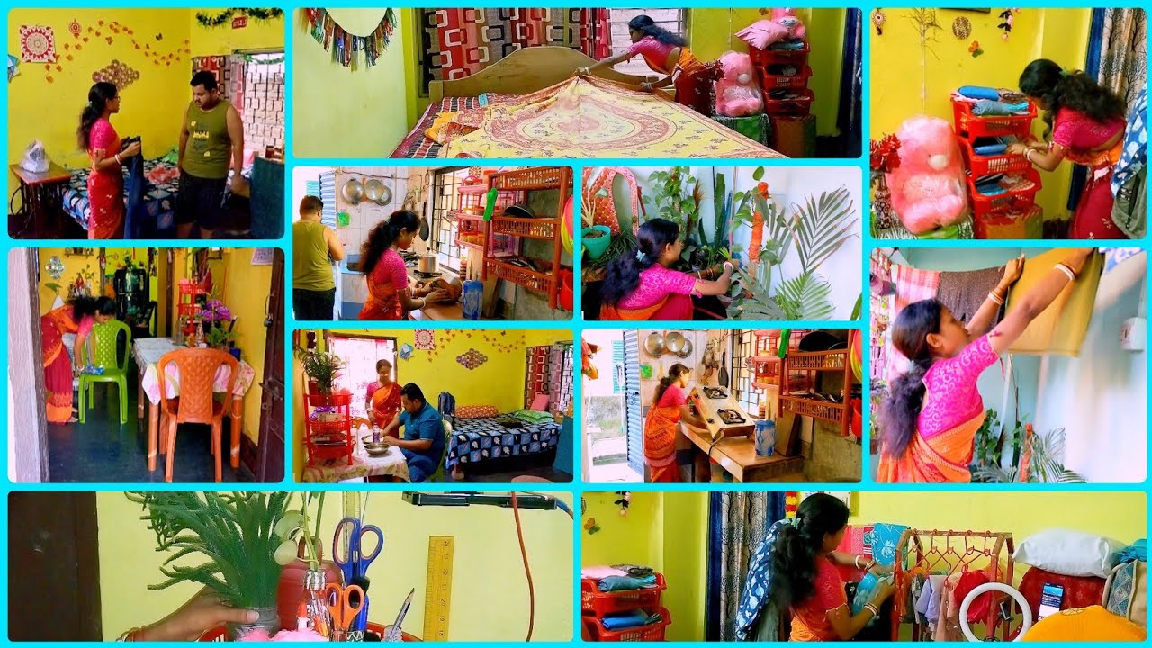হাতে সময় কম😮‍💨বাড়িতে যাওয়ার আগে সকাল থেকে ধৈর্য থাকলে সংসারটা গুছিয়ে নিলাম DailyRoutine Housewive