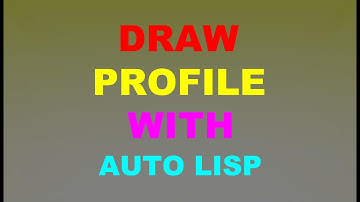 HOW TO DRAW PROFILE OR L-SECTION OF CANAL WITH AUTO LISP | AUTO CAD (URDU/HINDI)