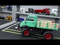 1/10 LESU 4*4 Unimog rc off-road climbing car, light and sound system, differential lock, winch