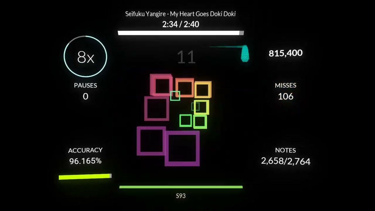 My Heart Goes Doki Doki (Osty, s93, 96.074%)