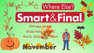 Smart and Final Chula Vista Weekly Ad 11/1/2024 - 11/5/2024