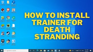 How To Install Trainer for Death Stranding {FLiNG}