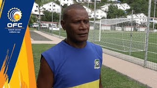 OFC Beach Soccer Nations Cup 2023 | Gideon Omokirio Interview | Solomon Islands