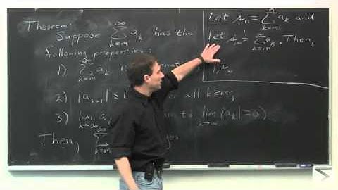 Series with Positive and Negative Terms - Integral Calculus