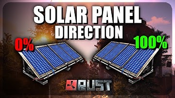 Maximize Your Solar Panels with the BEST Direction & Angle [RUST]