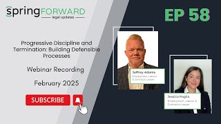 Webinar EP 58 # | Progressive Discipline and Termination  Building Defensible Processes