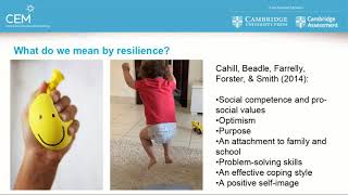 Using baseline data to foster student resilience