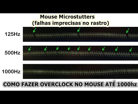 Vídeo: Como Fazer Overclock Do Mouse