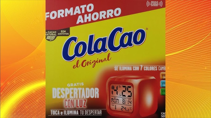 ColaCao Turbo Cacao Instantáneo-2,5kg (Regalo Lámpara con Base Cargadora)