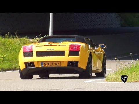 Lamborghini Gallardo V10 Spyder Ride! Start Up Sound, Accelerations & Downshifts!!