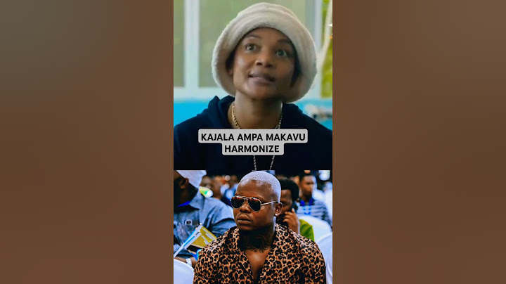 KAJALA AMPIGA ZA USO HARMONIZE