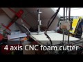 DIY 4axis CNC foam cutter