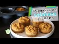 CUPCAKES DE CALABAZA Y AVENA | Un postre vegano y saludable para este otoño...