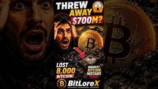 The Man Who Lost 8,000 Bitcoin in a Trash Dump 😱 #crypto