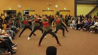 1st Place Winners: CSUEB Sigma Stroll off Iota Phi Theta Fraternity, Inc. Round 2 #WestCoastOwtlaws