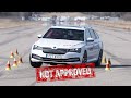 Skoda Superb iV fails the moose test