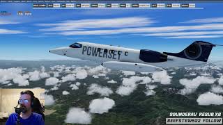 Part 2 Prepar3d P3D V5 FlySimWare Lear 35 - Powerset Ops