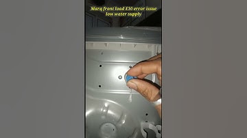 Front Load Washing Machine Water inlet error issue E10 ⚡#shorts #viral #shots