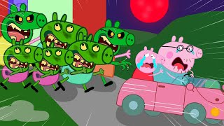 Peppa pig Zombies At Home - Sad Story of Peppa Pig - Peppa Pig Funny Animation