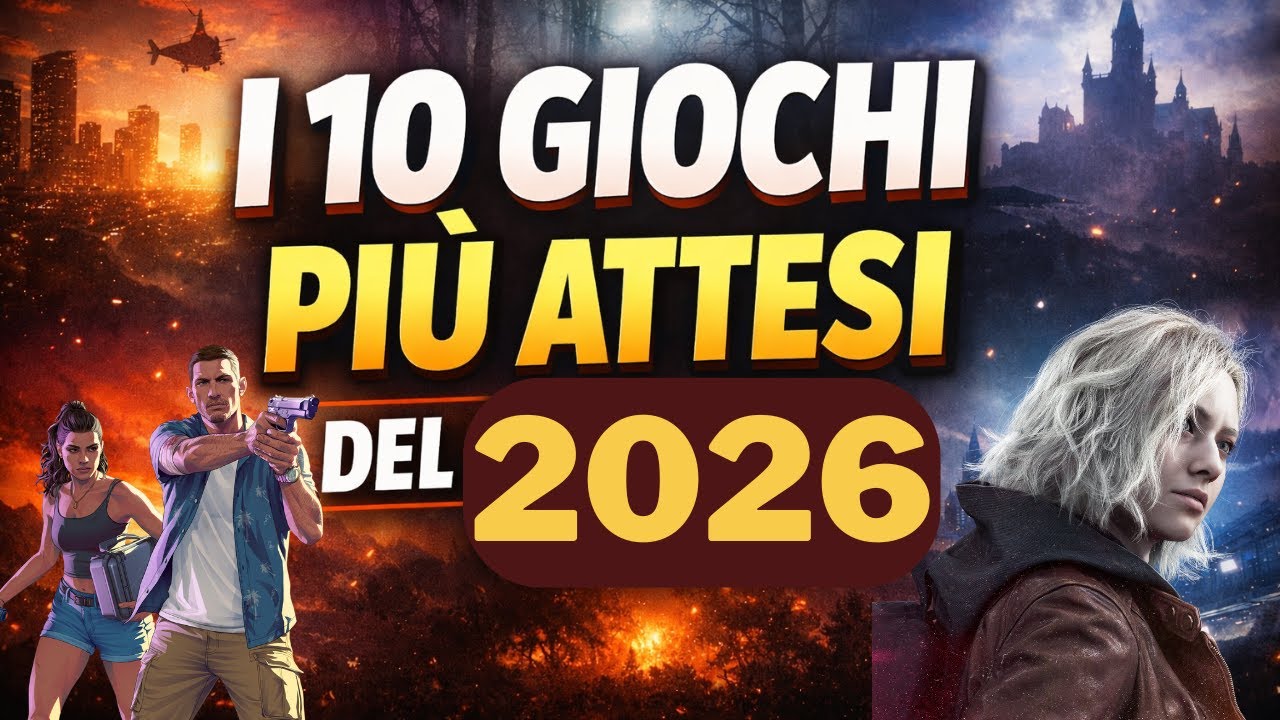 Top 10 Migliori videogiochi in uscita nel 2026!
