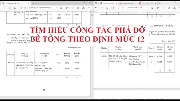 7 Cùng tìm hiểu các phương án phá bê tông theo định mức mới nhất hiện nay ban hành theo Thông tư 12