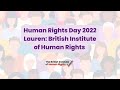 Human rights day 2022  lauren