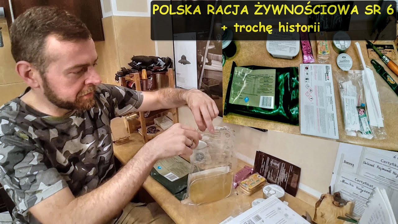 Indywidualna Racja Żywnościowa SR Zestaw nr 6 - bardzo dokładnie :) + historia racji żywnościowych