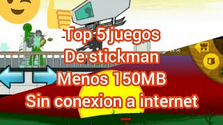Top 5 juegos de stickman menos 150MB sin conexion a internet screenshot 3