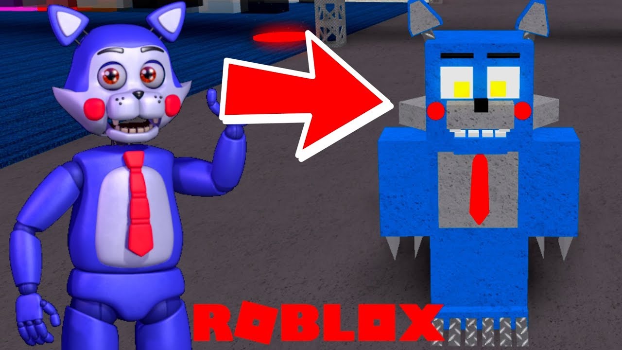 Creating Five Nights At Candys Animatronics In Roblox Animatronic World Youtube - blank fnac 1 roblox