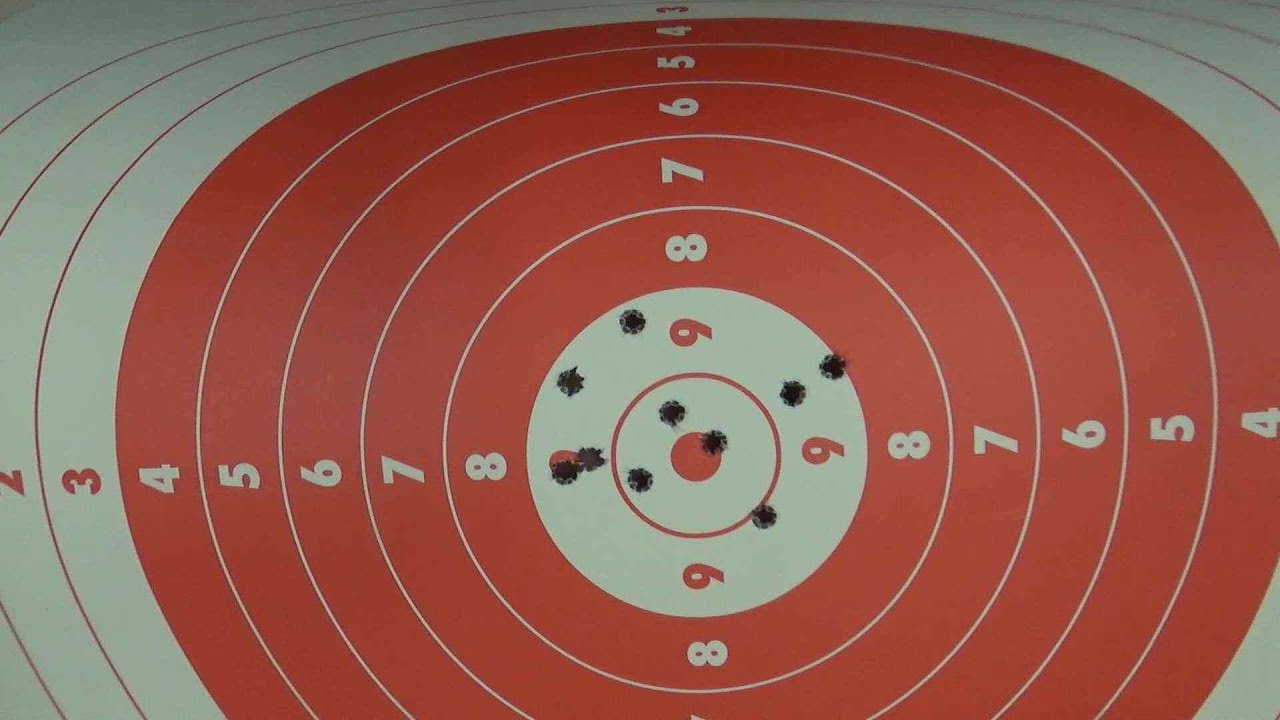 How to hit 10 shots 10cm away from a target in a 300m rifle shot