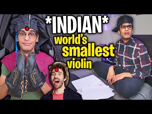 Indian WORLD'S SMALLEST VIOLIN! - Full Parody (AJR) class=