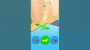 Shape-Shifting 2 GAMEPLAY Level No #656 Walkthrough - New Update Car Racing #Shorts #ShapeShifting