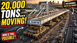 How Engineers Move a 20,000-Ton Bridge Without Shutting Down Traffic