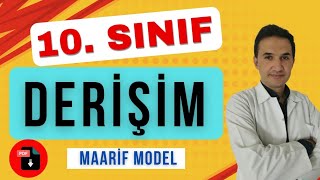 22. DERİŞİM + PDF 📂 | KİMYA 10. SINIF MAARİF MODEL | ERSEN ELGÜN #10.sinif #derişim #kimya10