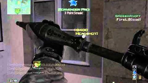 Call of Duty Modern Warfare 3 RPG Triple Kill