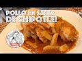 Pollo con Chipotle - Como hacer Pollo con Salsa de Chipotle - Receta de Pollo con Chipotle