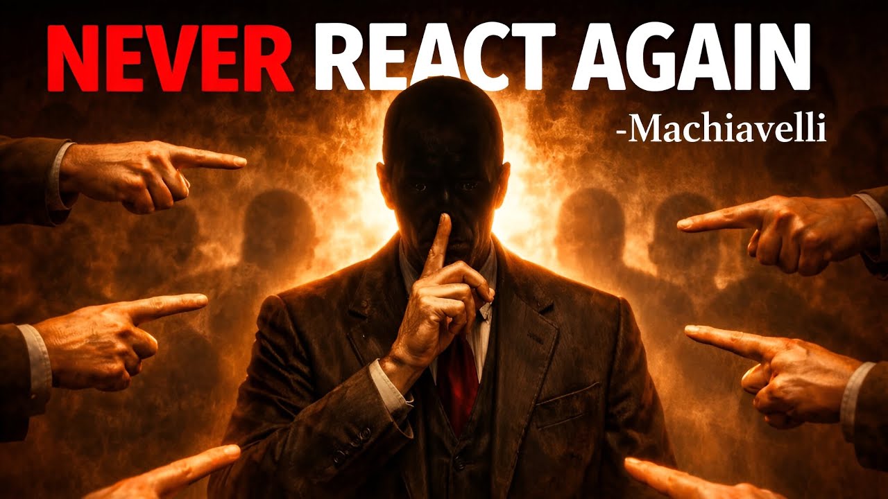 How To Never Get Angry or Bothered By Anyone | Machiavelli’s Philosophy
