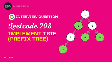 Implement Trie (Prefix Tree) - Leetcode 208 - Python #prefix #trie