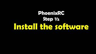 Phoenix RC 01 Install the software